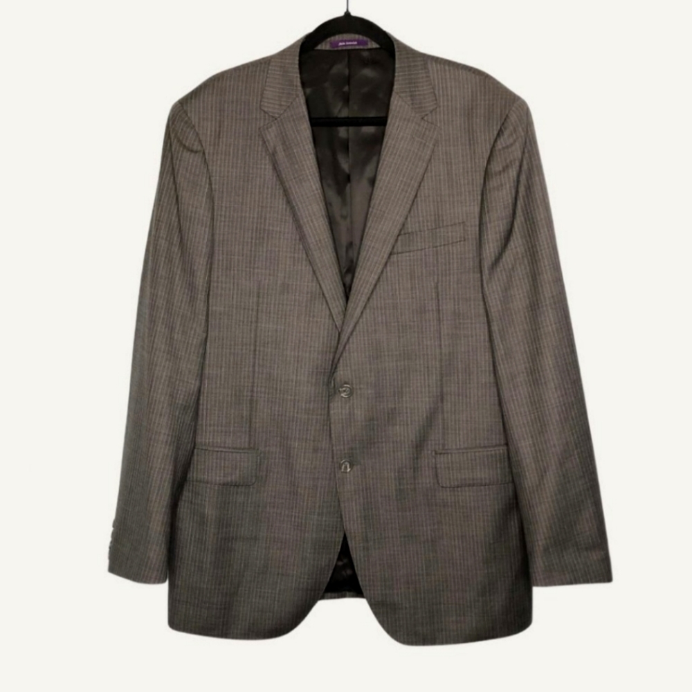 BARTORELLI Tailored Men's Suit Jacket 100% superfine 180s Australian Wool